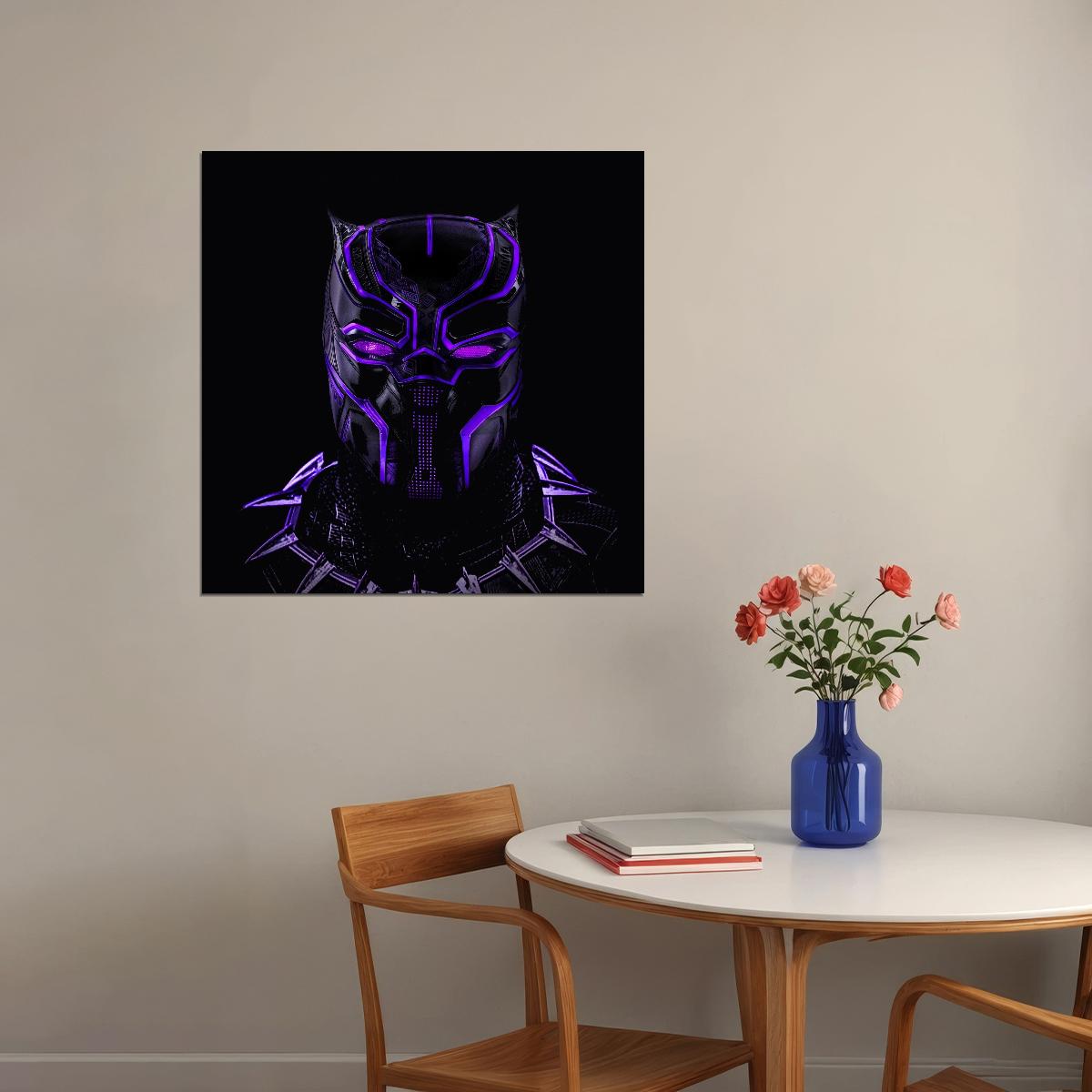 Avenger Black Panther Movie Poster Marvel Superhero Wall Art Comic Book Film Print - xonomax