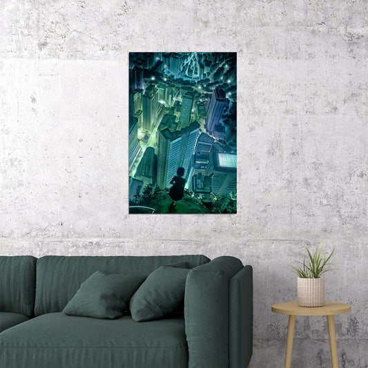 Ghost In The Shell Anime Poster Sci-fi Manga Art Cyberpunk Print - xonomax