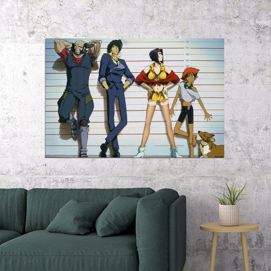 Cowboy Bebop Anime Poster Japanese Animation Wall Art Sci-fi Manga Print - xonomax