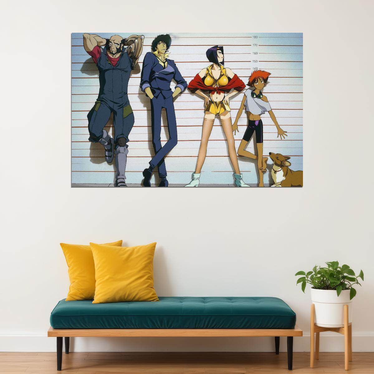 Cowboy Bebop Anime Poster Japanese Animation Wall Art Sci-fi Manga Print - xonomax