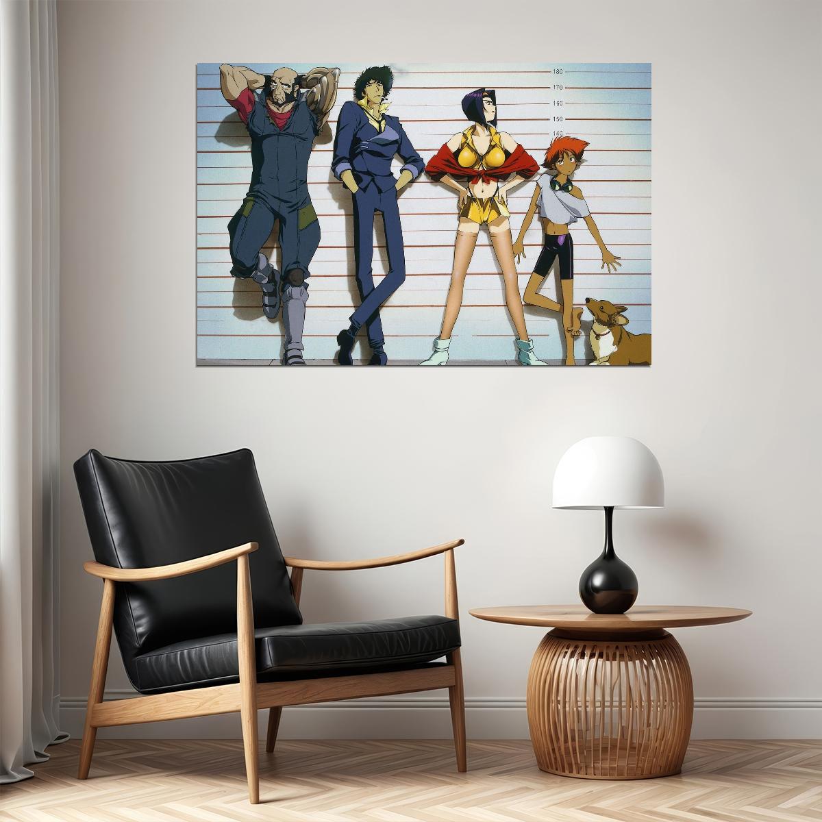 Cowboy Bebop Anime Poster Japanese Animation Wall Art Sci-fi Manga Print - xonomax