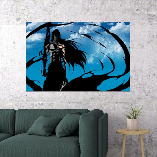 Bleach Ichigo Anime Poster Japanese Animation Wall Art Manga Series Print - xonomax