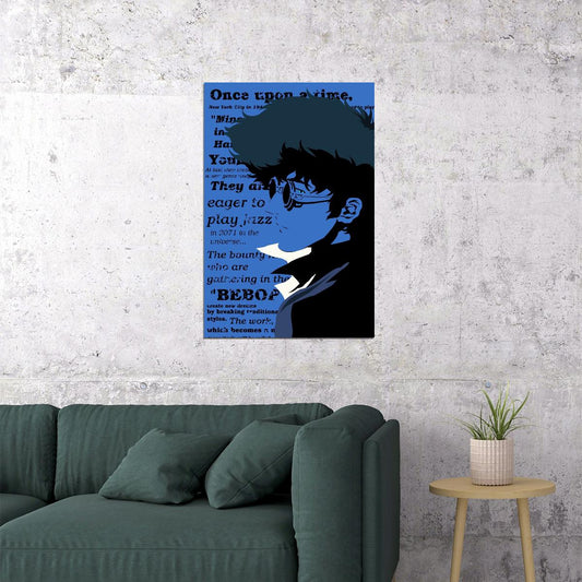 Cowboy Bebop Anime Poster Japanese Animation Wall Art Sci-fi Manga Print - xonomax