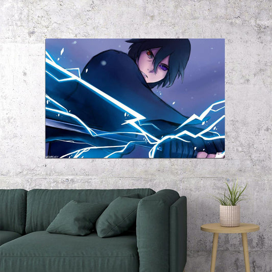 Naruto Boruto Sasuke Anime Poster Japanese Manga Art Wall Print - xonomax