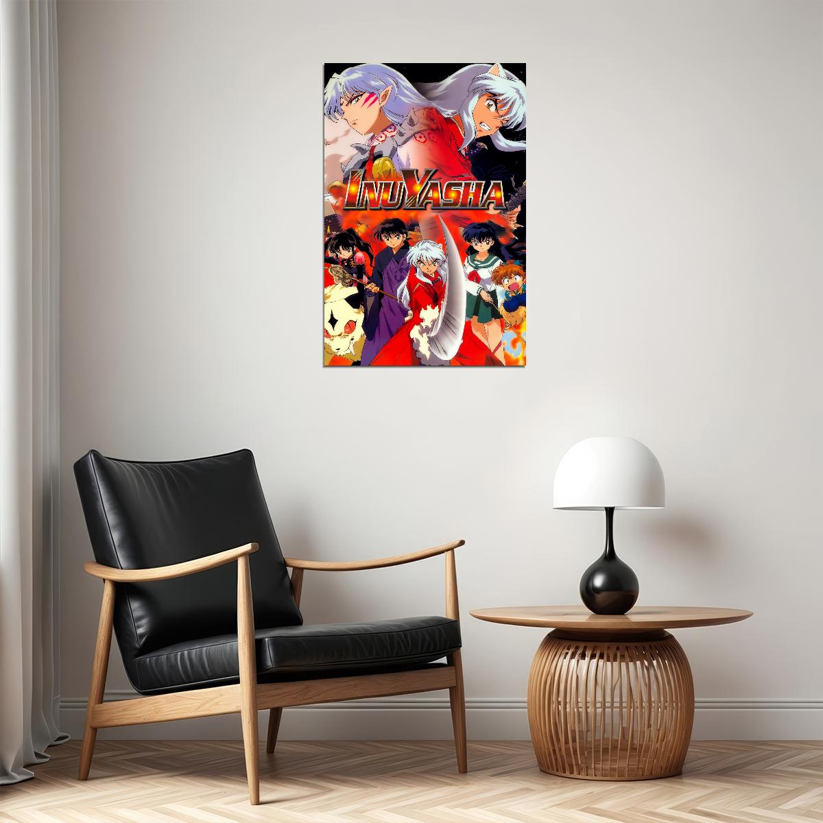 Inuyasha Anime Poster Japanese Animation Wall Art Manga Series Print
