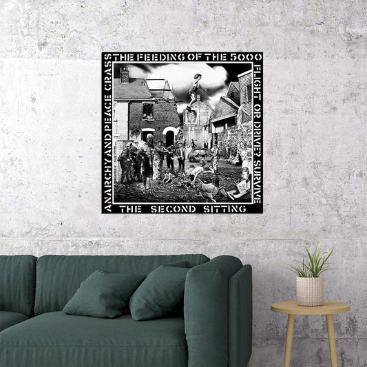 Crass The Feeding Of The Album Cover Art Punk Rock Music Poster Band Music Print - xonomax