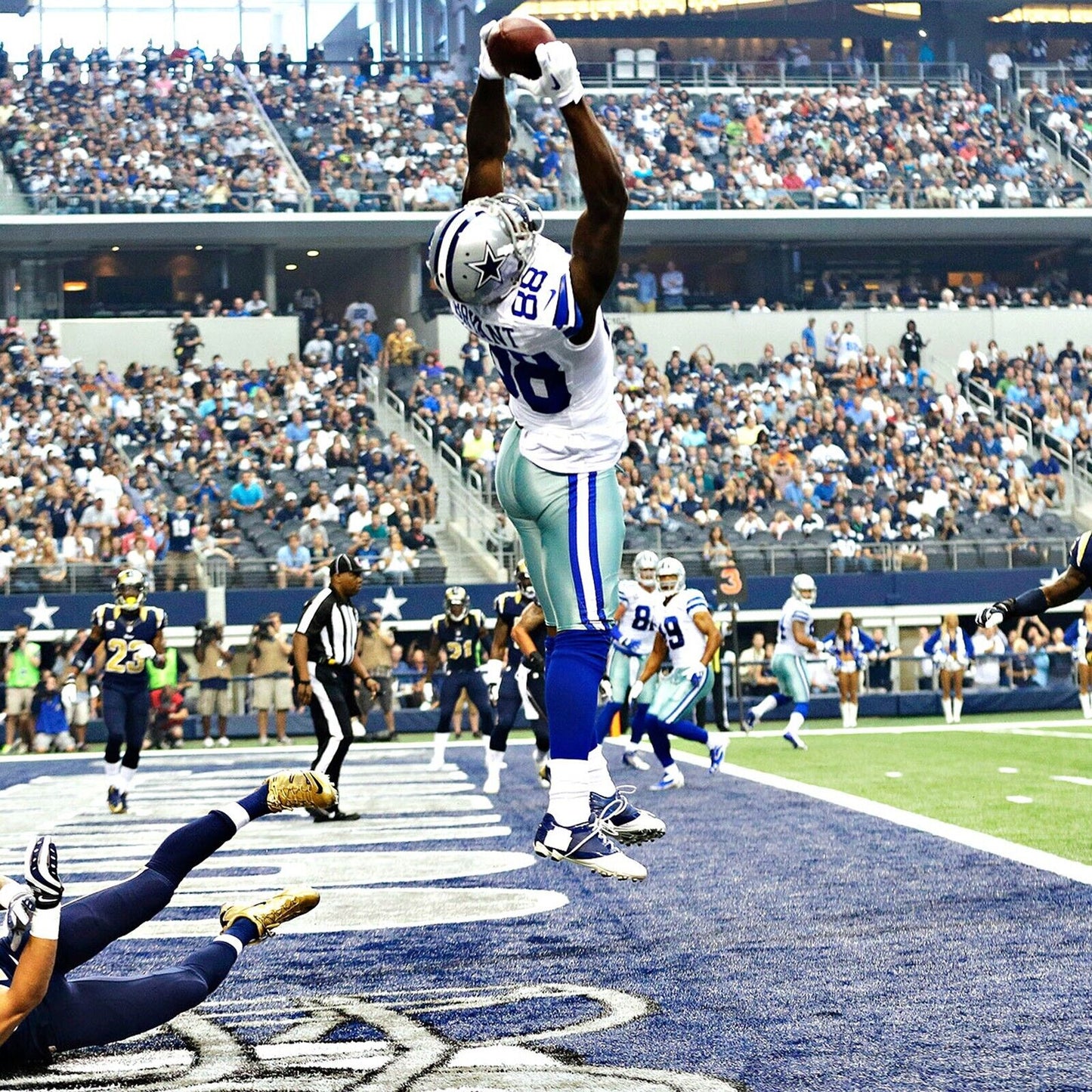 Dez Bryant Football Poster Nfl Star Wall Art Dallas Cowboys Sports Print - xonomax