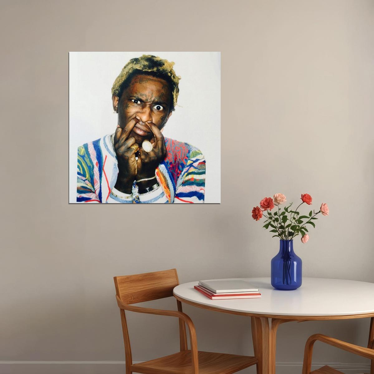 Young Thug Rapper Music Poster