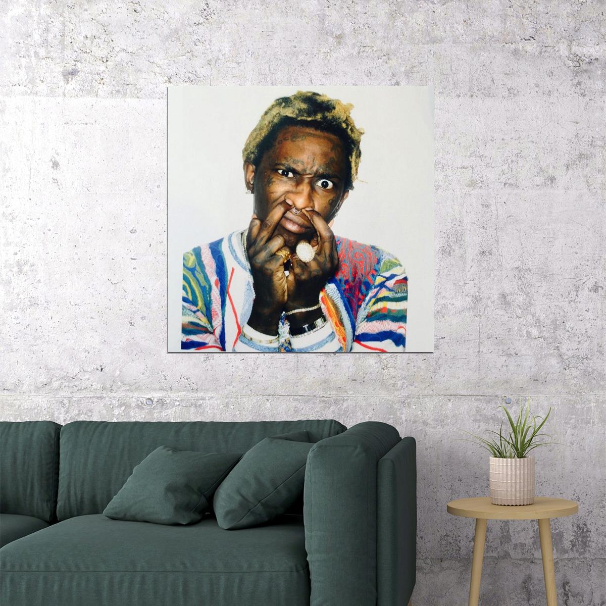 Young Thug Rapper Music Poster
