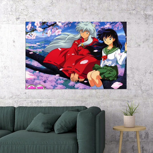 Inuyasha Anime Poster Japanese Animation Wall Art Manga Series Print - xonomax