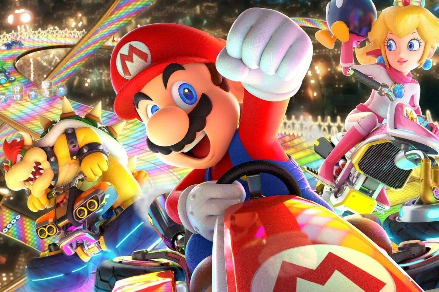 Mario Kart Video Game Poster Nintendo Gamer Wall Art - xonomax