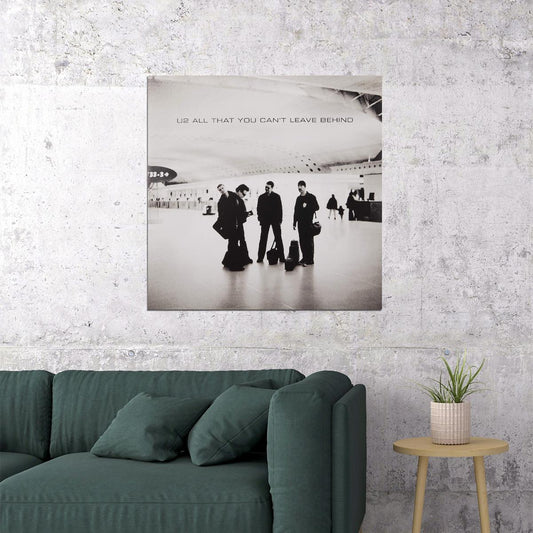 U2 All That You Can't Album Cover Art Rock Music Poster Iconic Alternative Band - xonomax