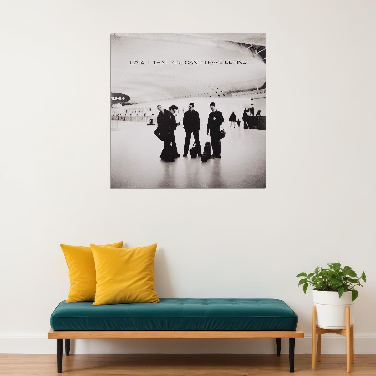 U2 All That You Can't Album Cover Art Rock Music Poster Iconic Alternative Band - xonomax