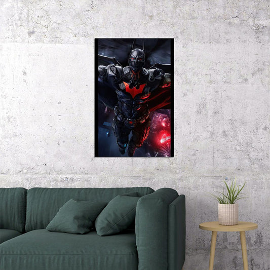 Batman Beyond Poster Dc Comics Superhero Wall Art Comic Book Animated Series Print - xonomax