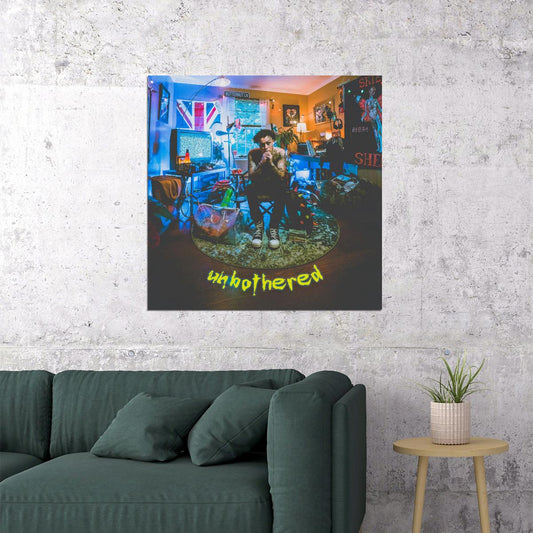 Lil Skies Unbothered Album Cover Art Rap Music Poster - xonomax