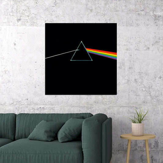 Pink Floyd The Dark Side Of The Moon Album Cover Art Rock Music Poster Wall Print - xonomax