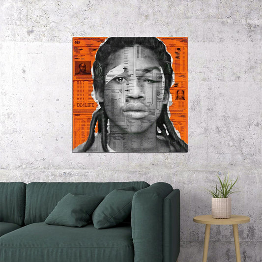 Meek Mill Music Poster Famous Rapper Wall Print - xonomax