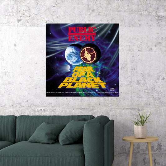 Public Enemy Music Poster Rap Hip-hop Band Wall Print - xonomax