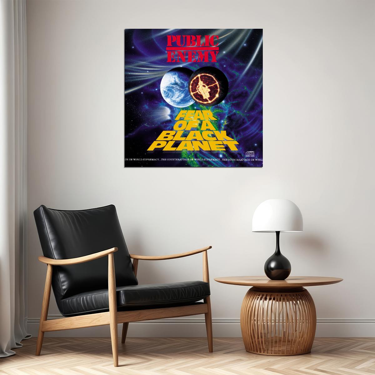 Public Enemy Music Poster Rap Hip-hop Band Wall Print - xonomax