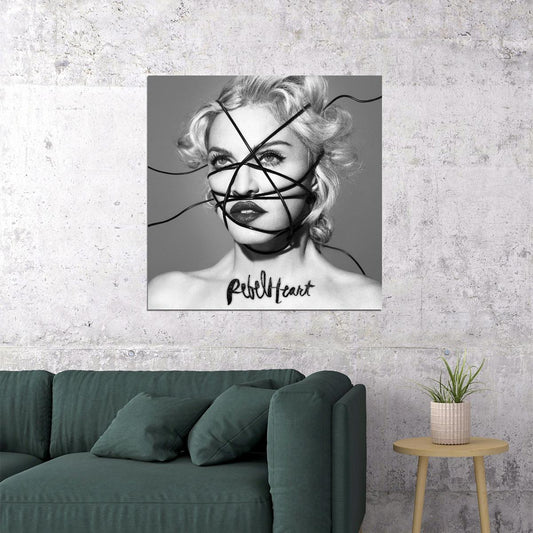 Madonna Music Poster Pop 90s 80s Icon Wall Print - xonomax