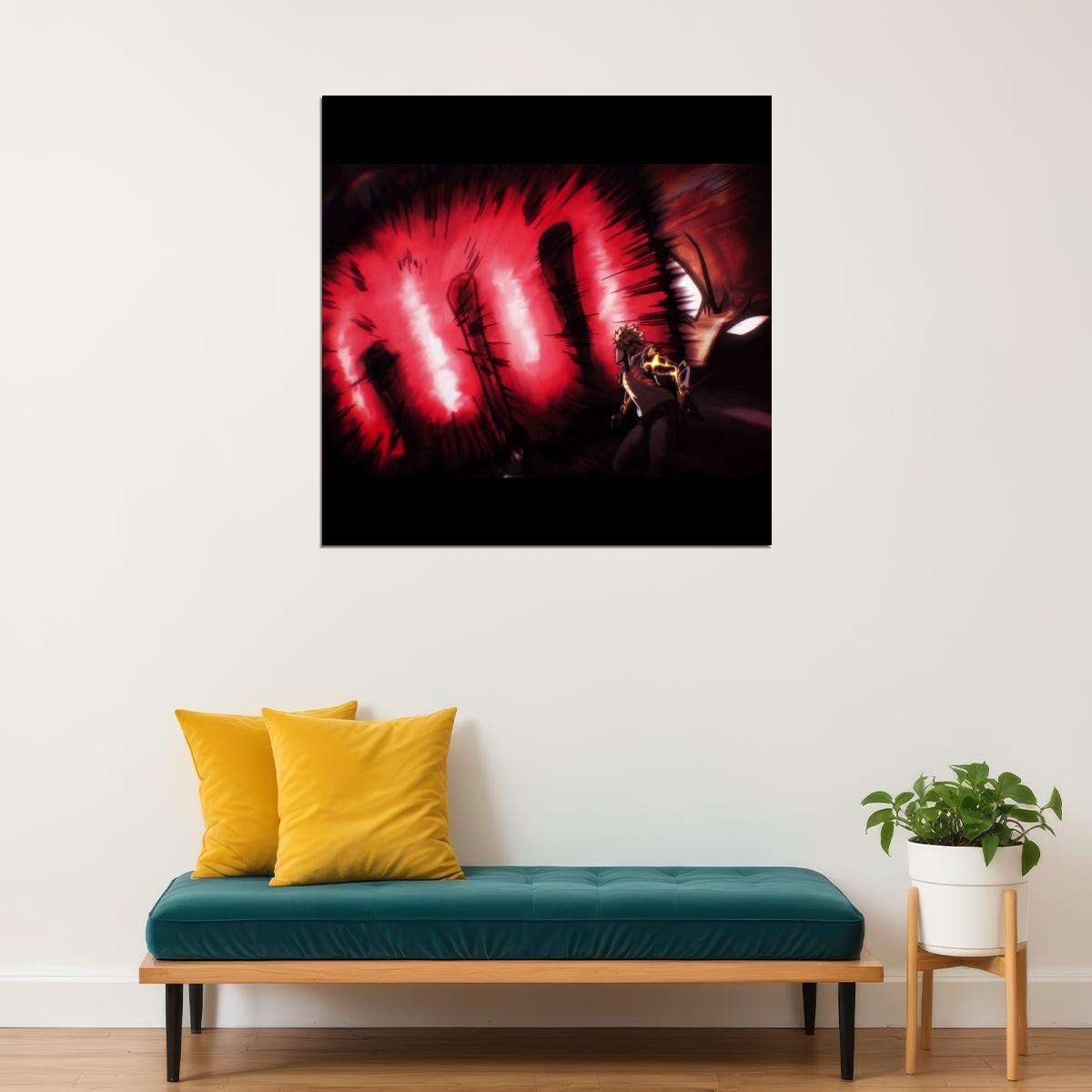 One Punch Man Saitama & Genos Anime Poster Japanese Manga Art Wall Print - xonomax