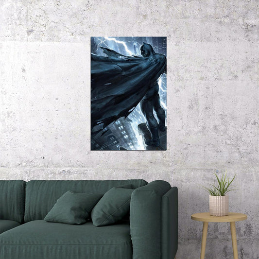 Batman Movie Poster Dc Comics Superhero Wall Art Comic Book Film Print - xonomax