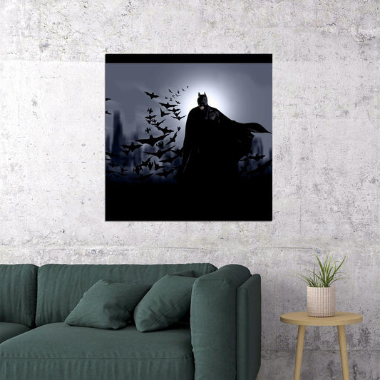 Batman Movie Poster Dc Comics Superhero Wall Art Comic Book Film Print - xonomax