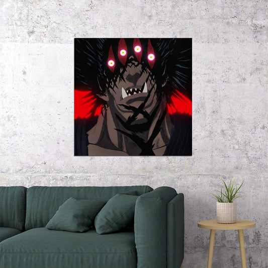 One Punch Man Gouketsu Anime Poster Japanese Manga Art Wall Print - xonomax