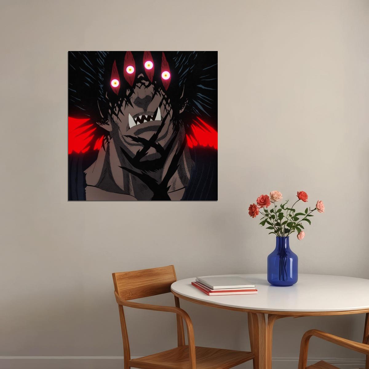 One Punch Man Gouketsu Anime Poster Japanese Manga Art Wall Print - xonomax
