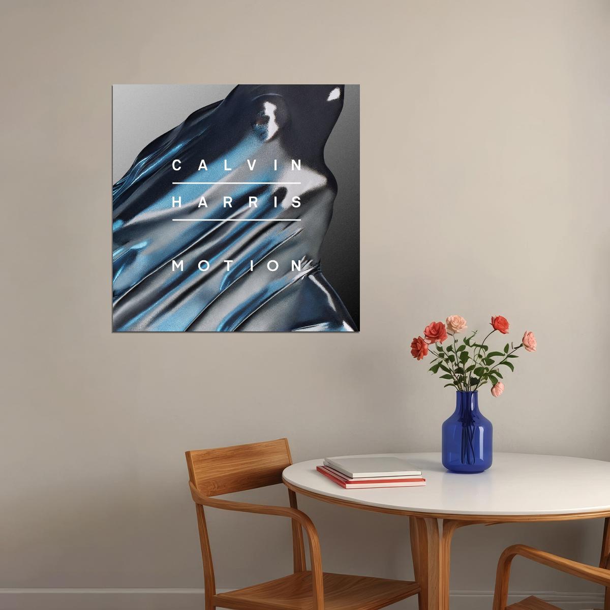 Calvin Harris Motion Album Cover Art Electronic Music Poster Dj Producer Print - xonomax