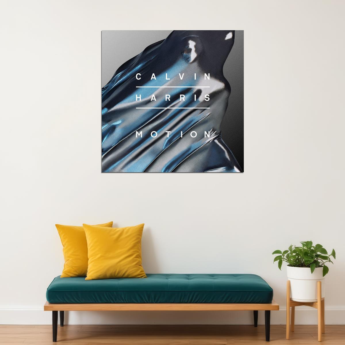 Calvin Harris Motion Album Cover Art Electronic Music Poster Dj Producer Print - xonomax