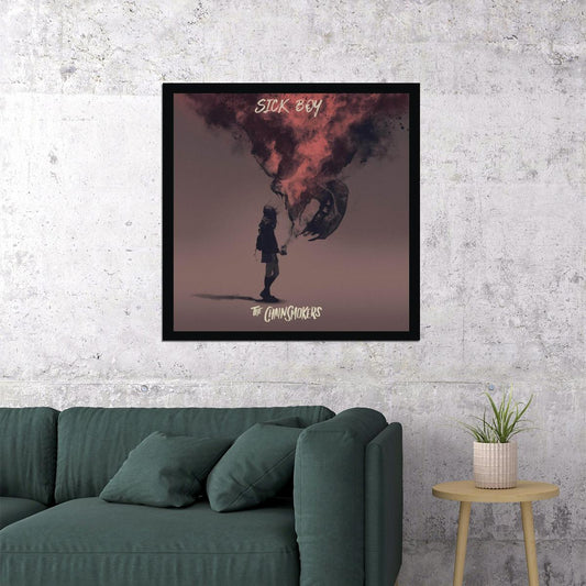 The Chainsmokers Sick Boy Album Cover Art Music Poster Iconic Electronic Duo Print - xonomax