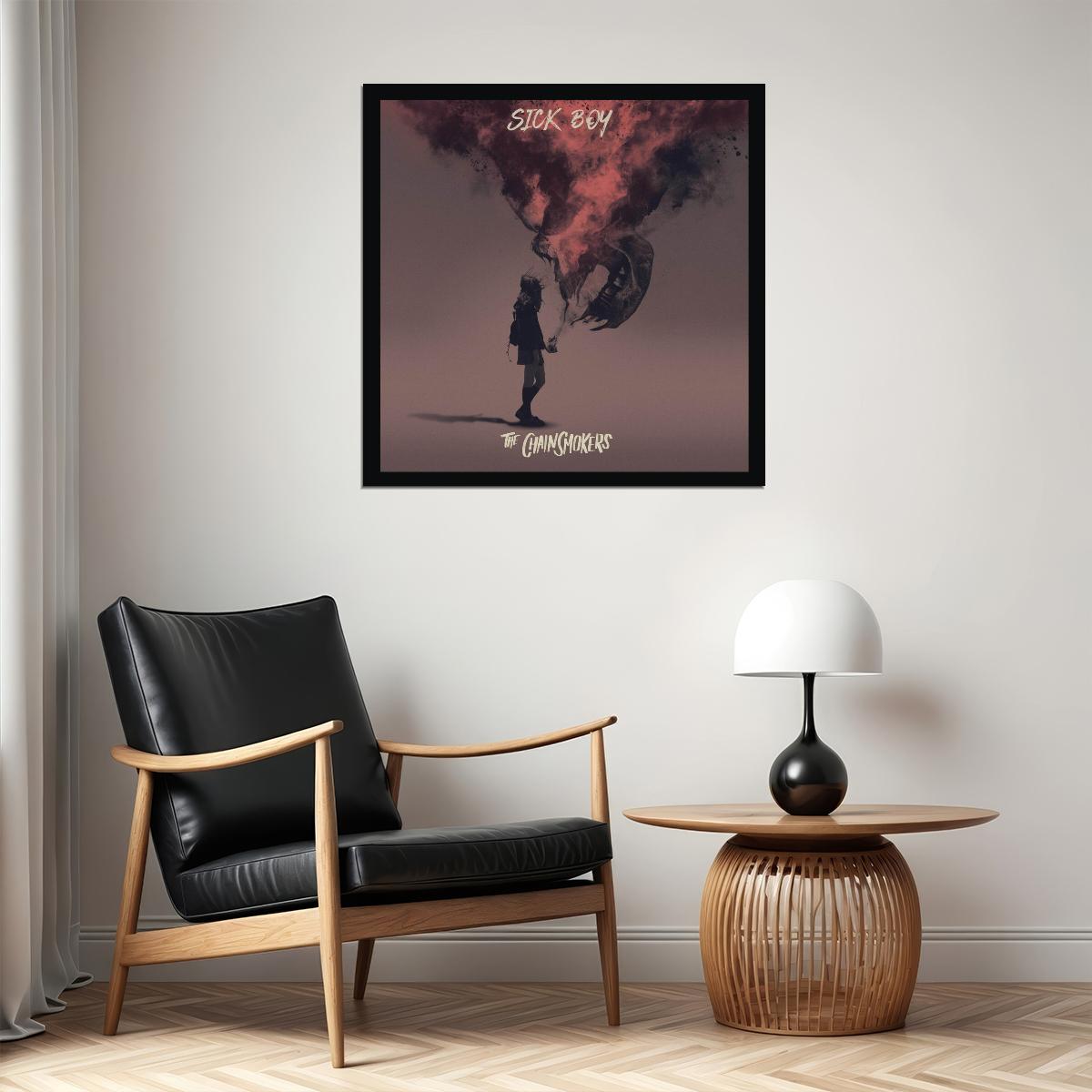 The Chainsmokers Sick Boy Album Cover Art Music Poster Iconic Electronic Duo Print - xonomax