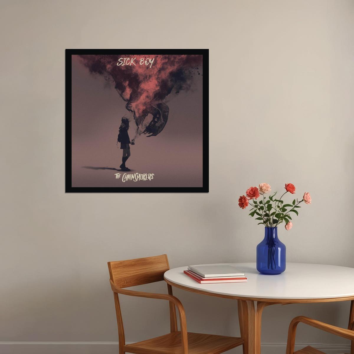 The Chainsmokers Sick Boy Album Cover Art Music Poster Iconic Electronic Duo Print - xonomax