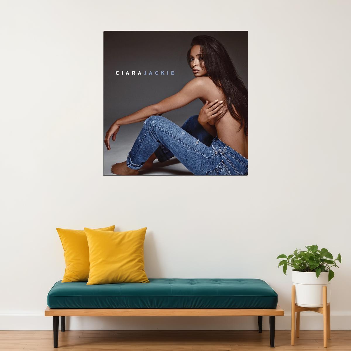 Ciara Jackie Album Cover Art R&b Music Poster Singer Music Print - xonomax