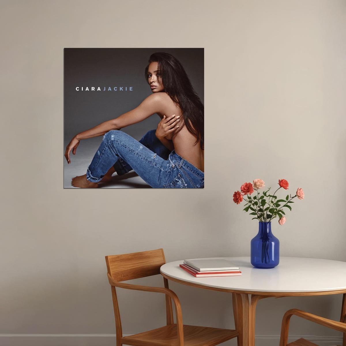 Ciara Jackie Album Cover Art R&b Music Poster Singer Music Print - xonomax