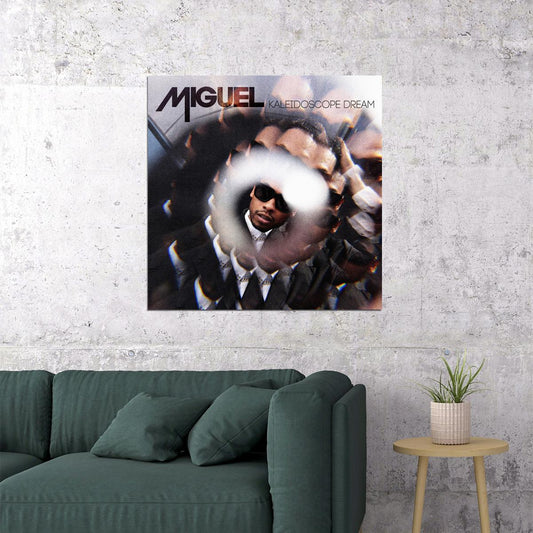 Miguel Kaleidoscope Dream Album Cover Art Music Poster R&b Singer Wall Print - xonomax
