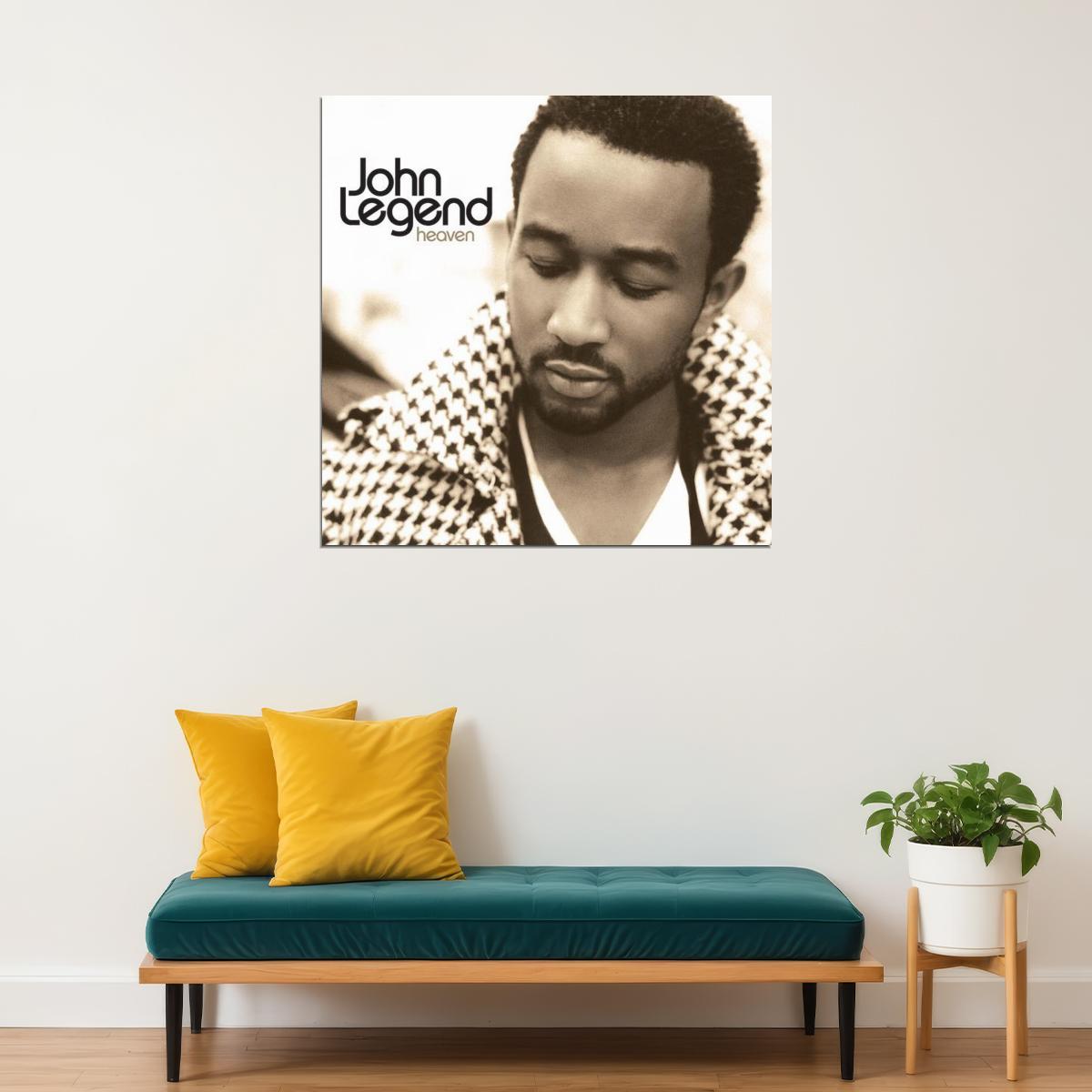 John Legend Music Poster R&b Singer Wall Art