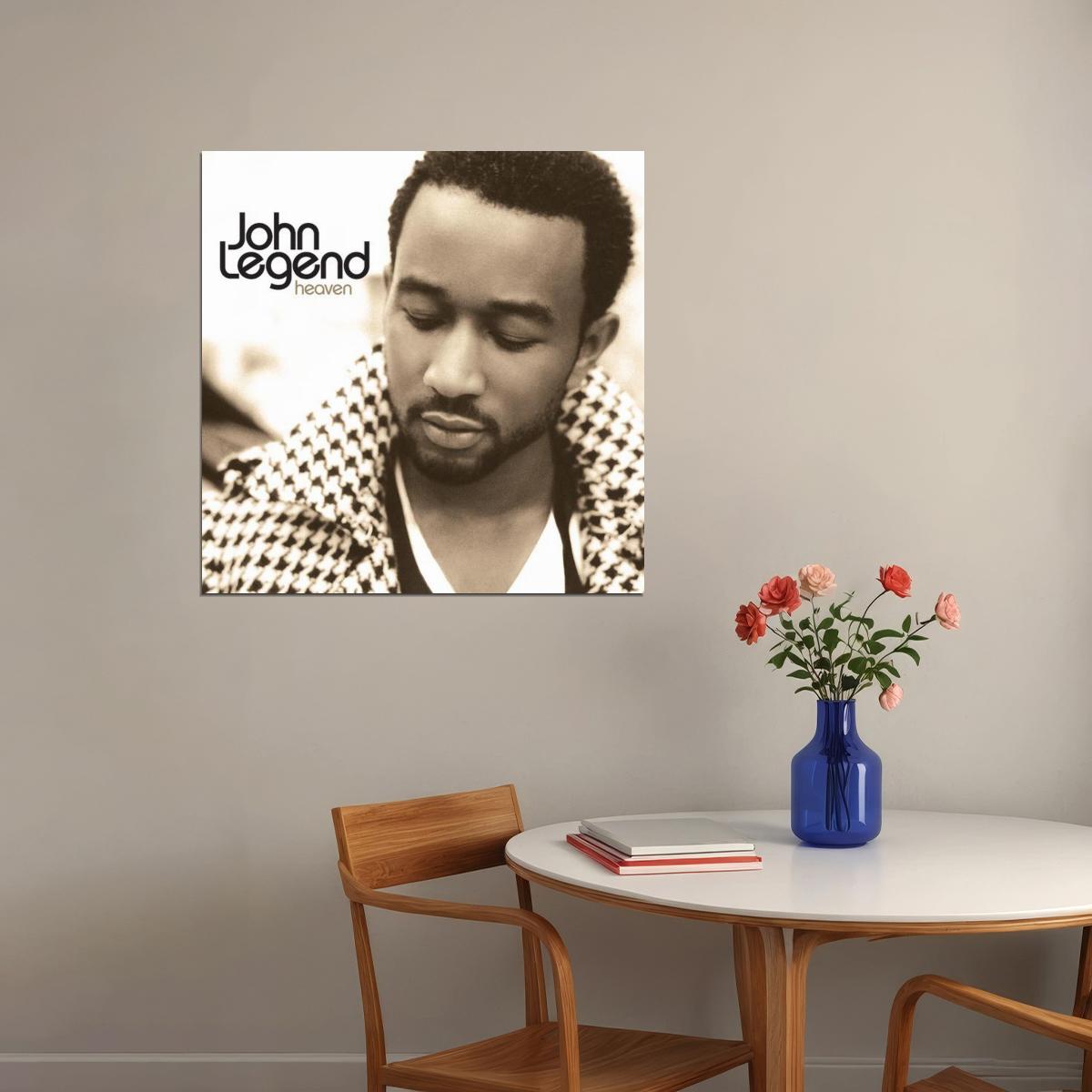 John Legend Music Poster R&b Singer Wall Art