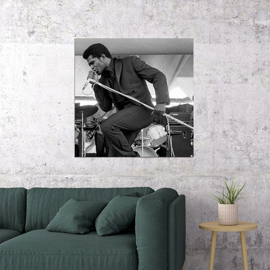 James Brown Music Poster Soul Legend Wall Print - xonomax