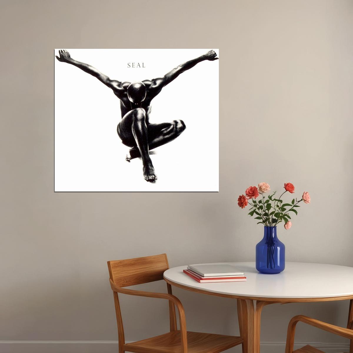 Seal Album Cover Art Soul Pop Music Poster Famous Singer Wall Print