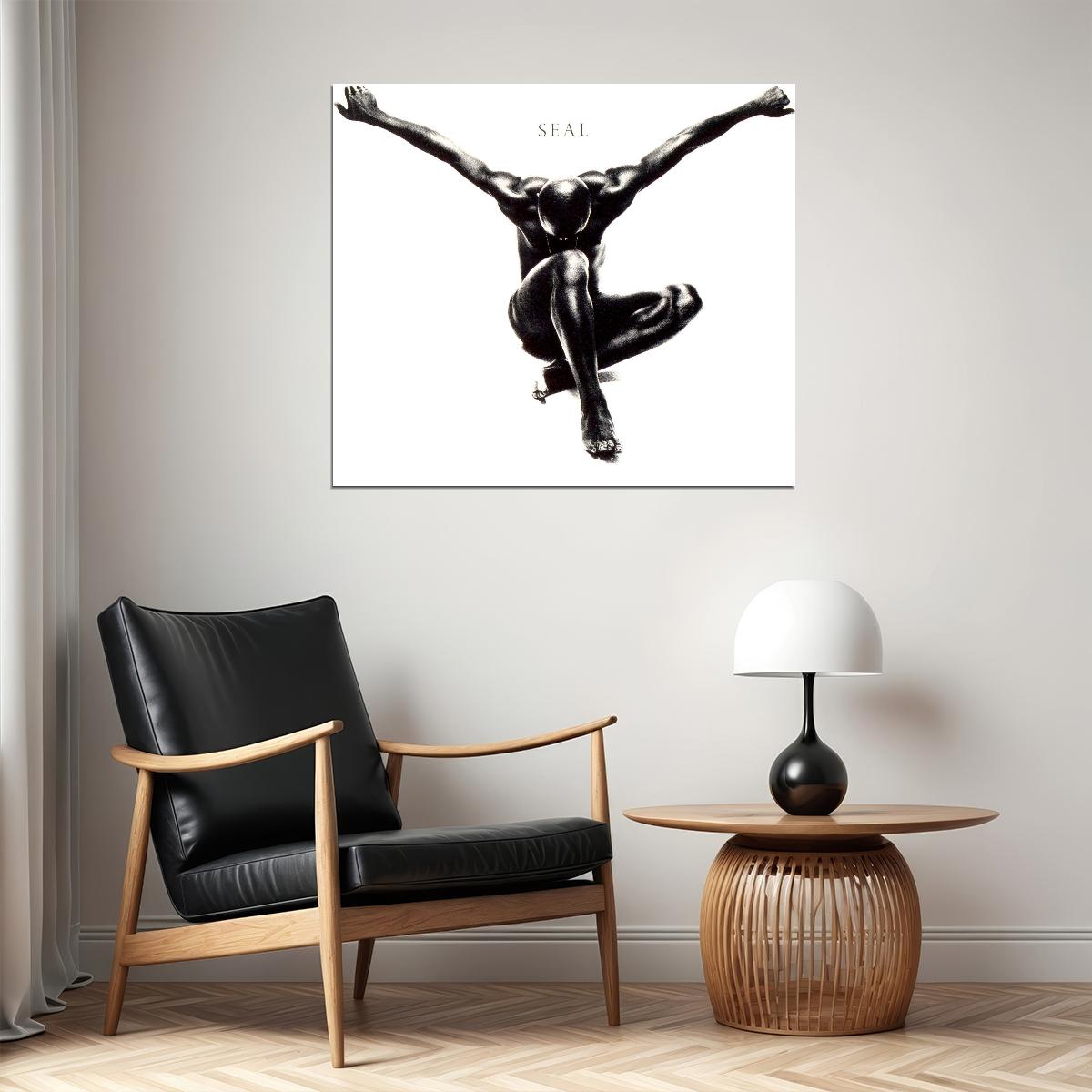 Seal Album Cover Art Soul Pop Music Poster Famous Singer Wall Print