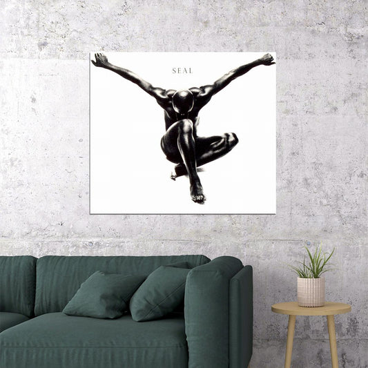 Seal Album Cover Art Soul Pop Music Poster Famous Singer Wall Print - xonomax