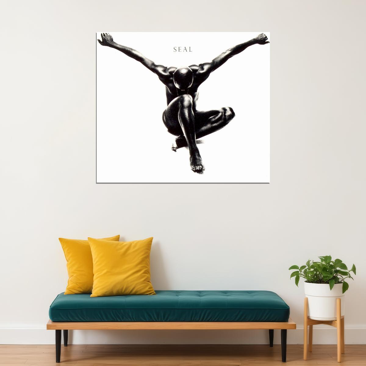 Seal Album Cover Art Soul Pop Music Poster Famous Singer Wall Print