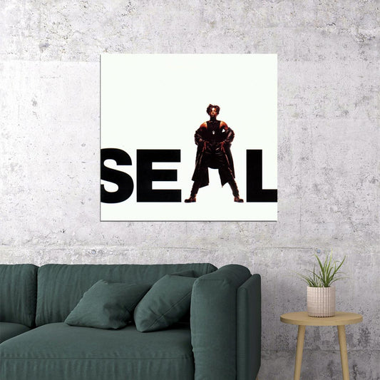 Seal Album Cover Art Soul Pop Music Poster Famous Singer Wall Print - xonomax