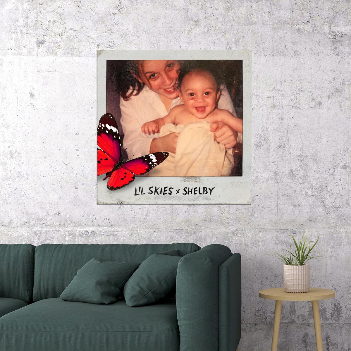 Lil Skies Shelby Album Cover Art Rap Music Poster