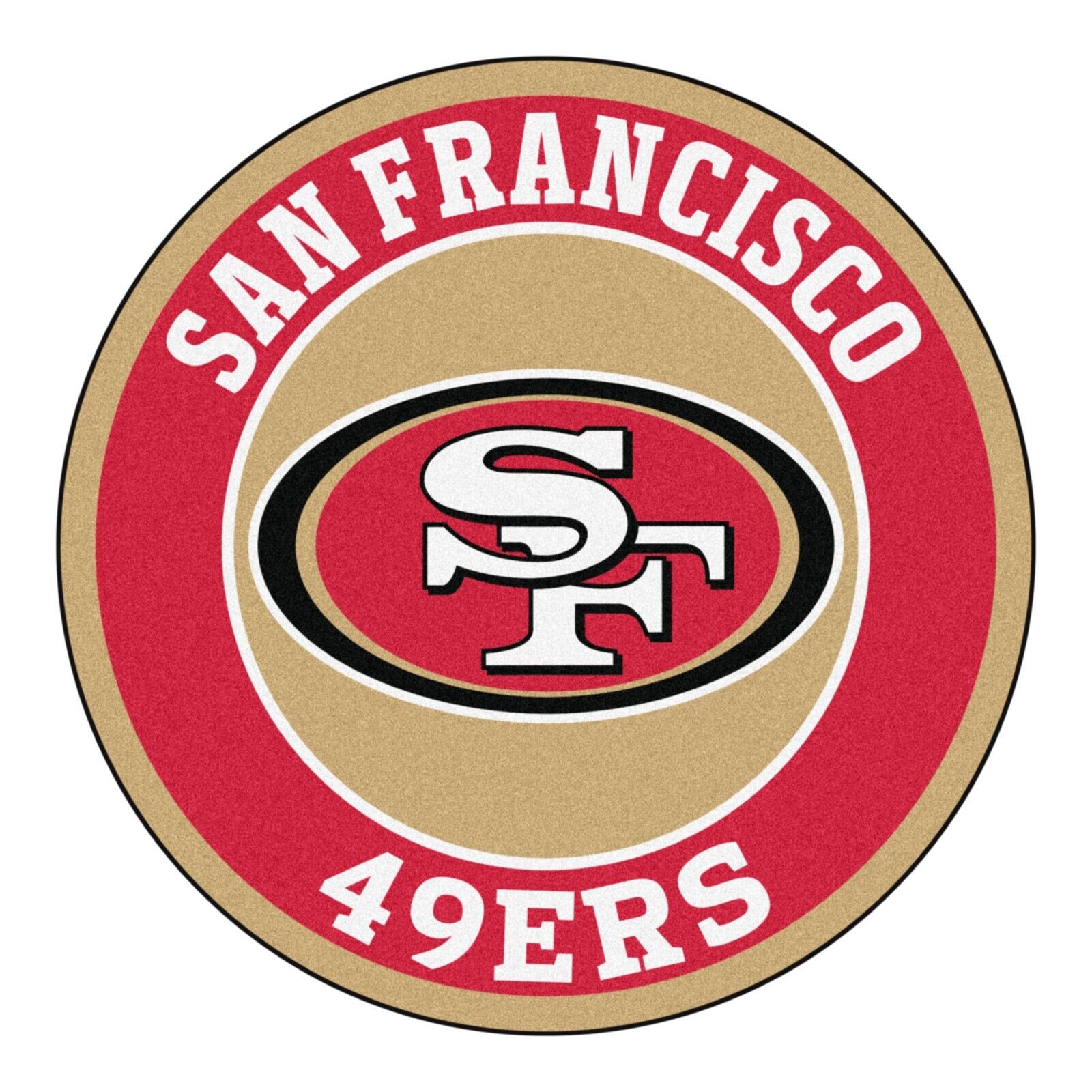 San Francisco 49ers Logo Poster Iconic Nfl Team Emblem Wall Art - xonomax