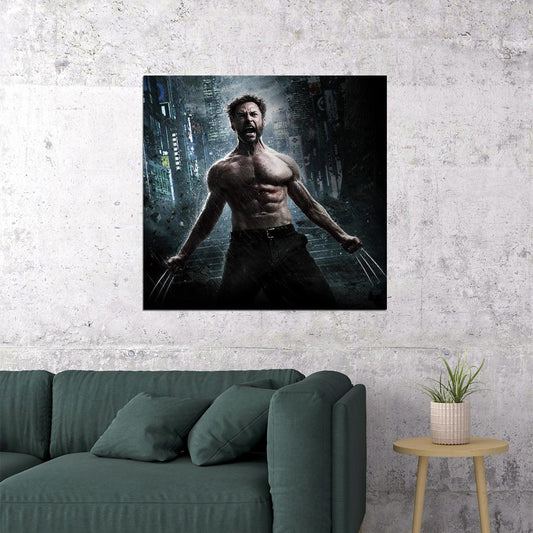 The Wolverine Movie Poster Iconic Marvel Superhero Art Hugh Jackman Epic Action Film Print - xonomax