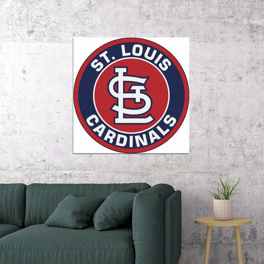 St. Louis Cardinals Mlb Baseball Poster Team Logo Print - xonomax
