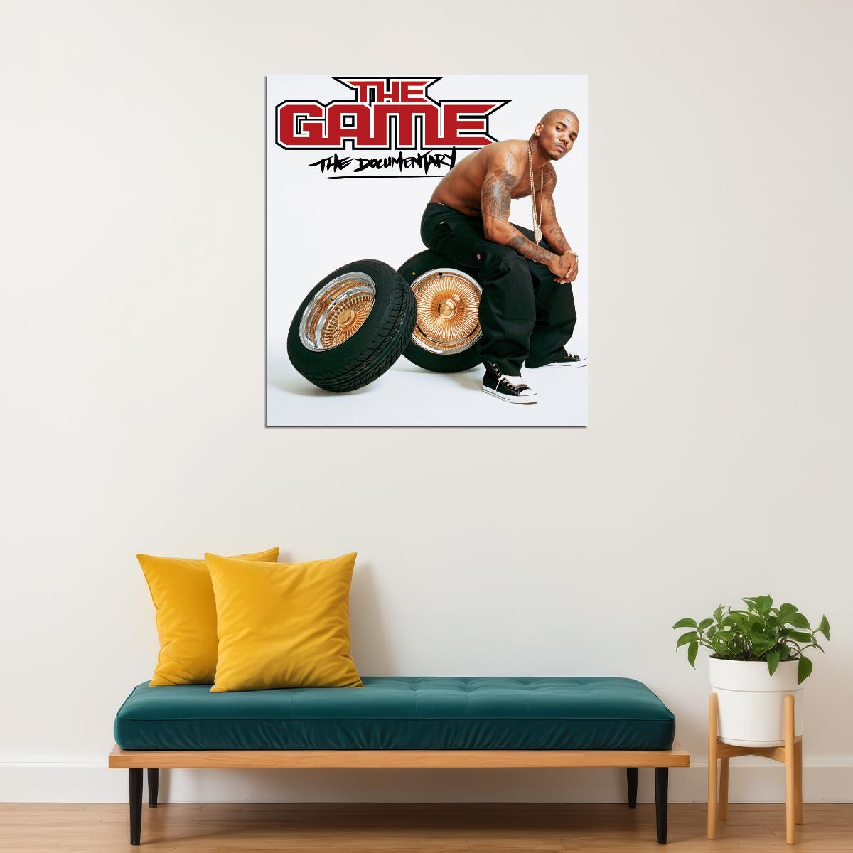 The Game The Documentary Album Cover Art Rap Music Poster Iconic Hip Hop Artist Print - xonomax